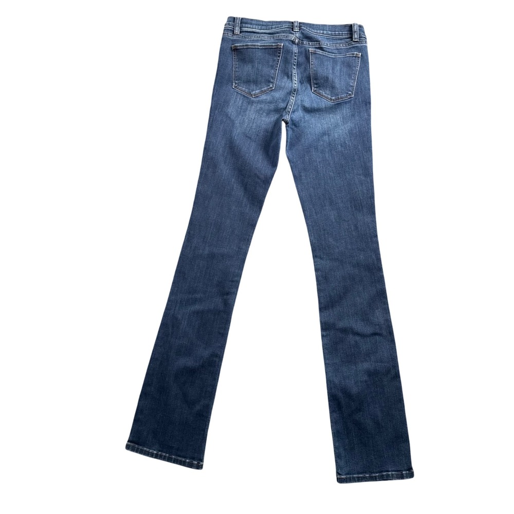 New York & Company Soho Bootcut Jeans Women Y2K 6 Tall (28x24) Dark Wash Stretch - Picture 2 of 10